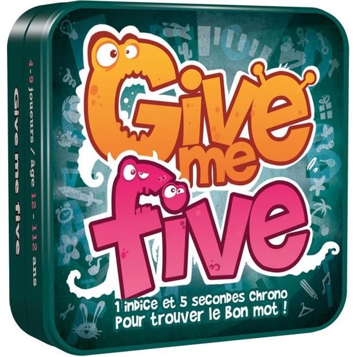 Cocktail Games | Give Me Five | Jeu de société | À partir de 12 ans | 4 à 9 joueurs | 15 minutes
