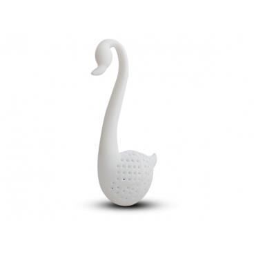 Boule cygne design pour le thé noir deco maison ustensile cuisine.