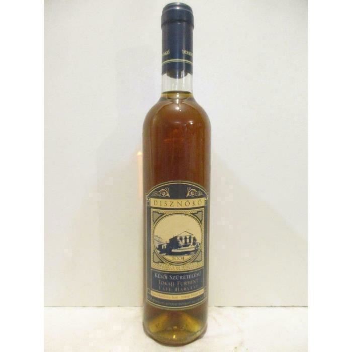 50 cl disznoko late harvest premier cru classé fût de chêne furmint liquoreux 2004 - tokaji Hongrie