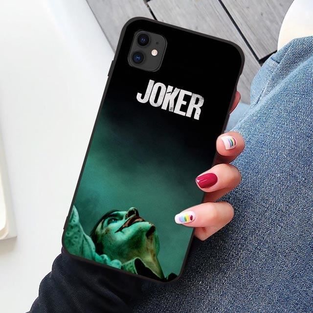Noir 2019 Joker Joaquin Phoenix film caoutchouc souple en polyuréthane thermoplastique housse de téléphone pour iPho-YSSJKA147644