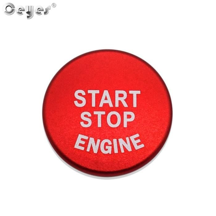 Couvercle de bague pour bouton de démarrage-arrêt de voiture, accessoires de décoration pour Bmw F20, Red Button Cover