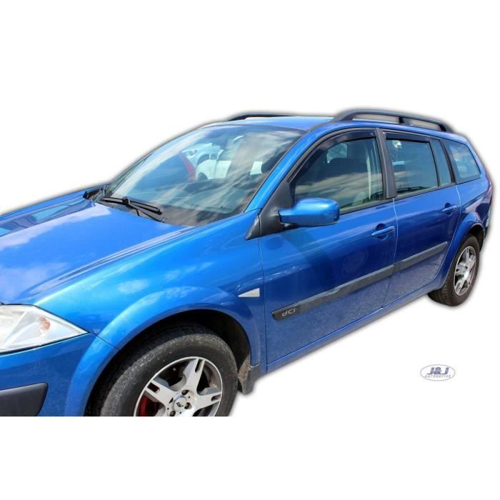 - Deflecteurs d'air Déflecteurs de vent Compatible avec Renault MEGANE2 II 5 Portes break 2002-2008 4pcs