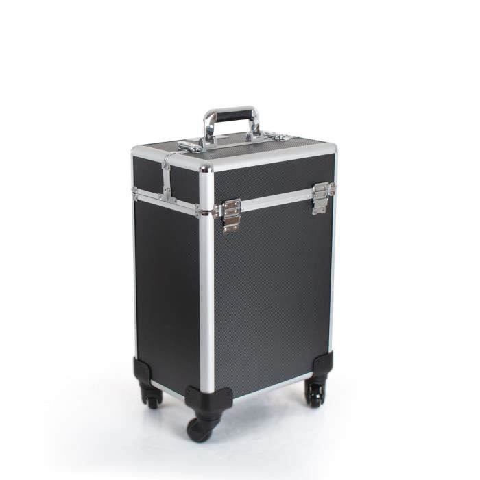 Valise professionnelle Saopaulo 4 roues noire