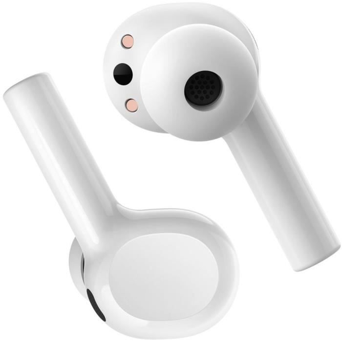 BELKIN SOUNDFORM™ Freedom - Écouteurs sans fil True Wireless avec étui de recharge sans fil - Suppr bruit ambiant - Blanc