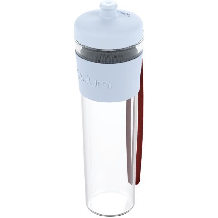 BODUM BISTRO Gourde à emporter - Plastique - 0,5 L - Bleu pastel
