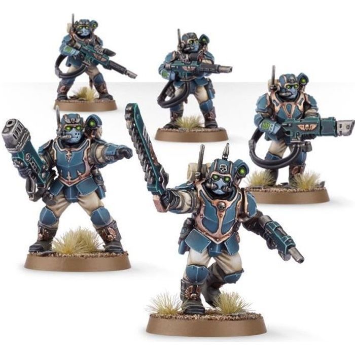 Games Workshop Militarum Tempestus Scions, Figurine à collectionner, Jeu vidéo, Gris, Adultes et enfants, Warhammer 40000