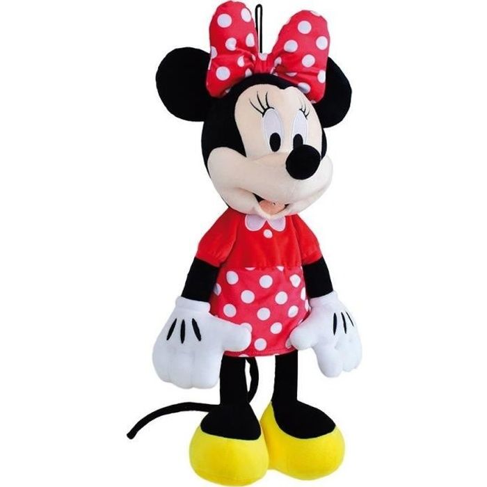 DISNEY MINNIE Peluche range-pyjama robe +/- 50 cm