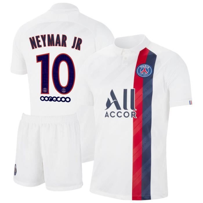 PSG Maillot de Foot Short Football Soccer NO.10 Neymar JR 2019 2020 Pas Cher pour Homme