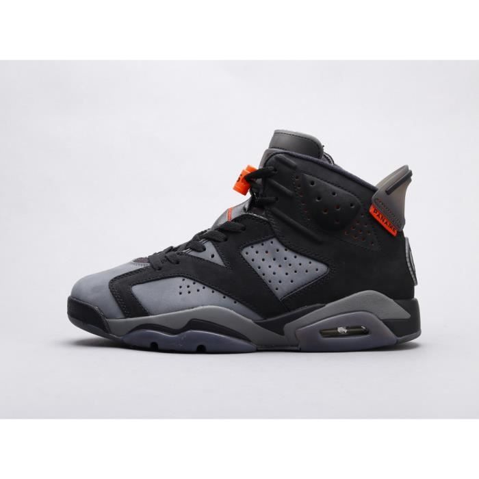 AIR Jordans 6 Retro Metallic Noir Gris Colorblock Baskets Homme Femme AW1478-85