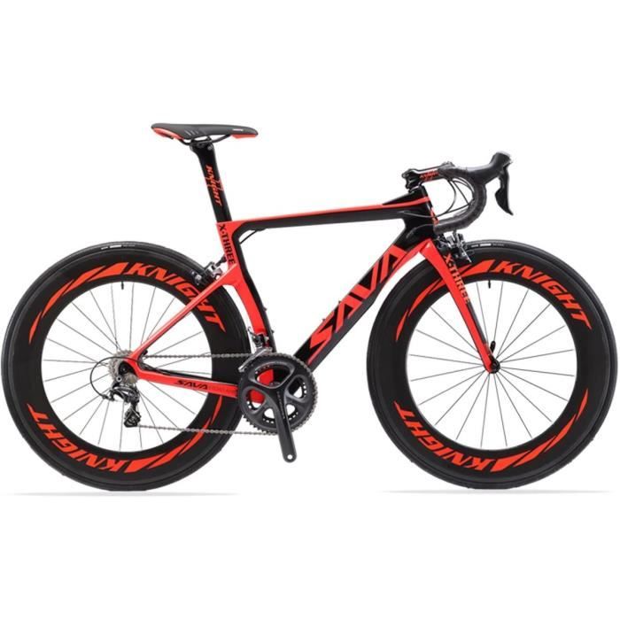 SAVA Shadow 3.0 Vélo de route Carbon 700C Shimano Ultegra R8000 Rouge 54 cm