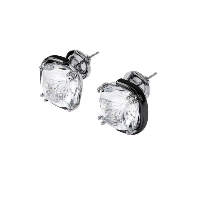 Boucles d'Oreilles femme - SWAROVSKI - Boucles d'oreilles Swarovski Harmonia - Couleur de la matière:Blanc