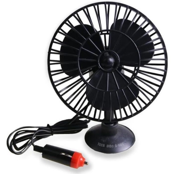 Ventilateur de voiture refroidisseur climation régalble flexible auto allume cigare portable voiture camion ventilation 12V