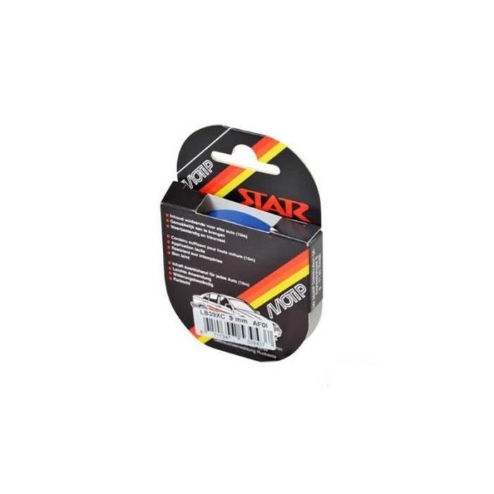 AUTOCOLLANT LISERET BLEU FONCE 9MM (10M) POUR JANTE/CARROSSERIE