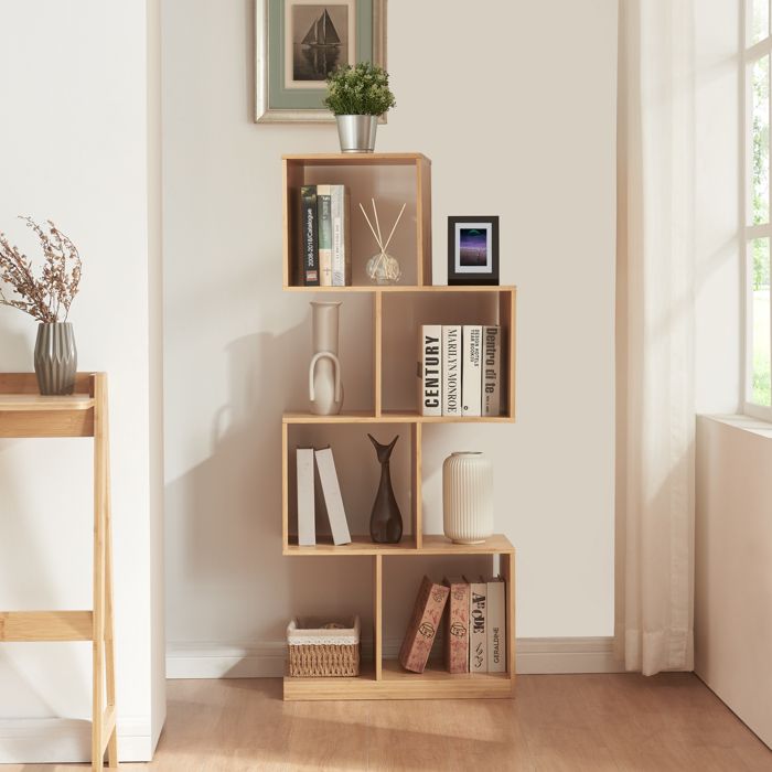 Bibliothèque Gullspång à 4 niveaux bambou 130 x 55 x 30 cm naturel Bibliothèque Gullspång à 4 niveaux bambou 130 x 55 x 30 cm naturel