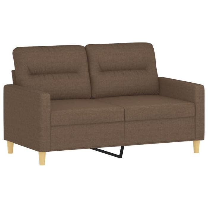 BEAU Canapé à 2 places Marron 120 cm Tissu SS0000237061