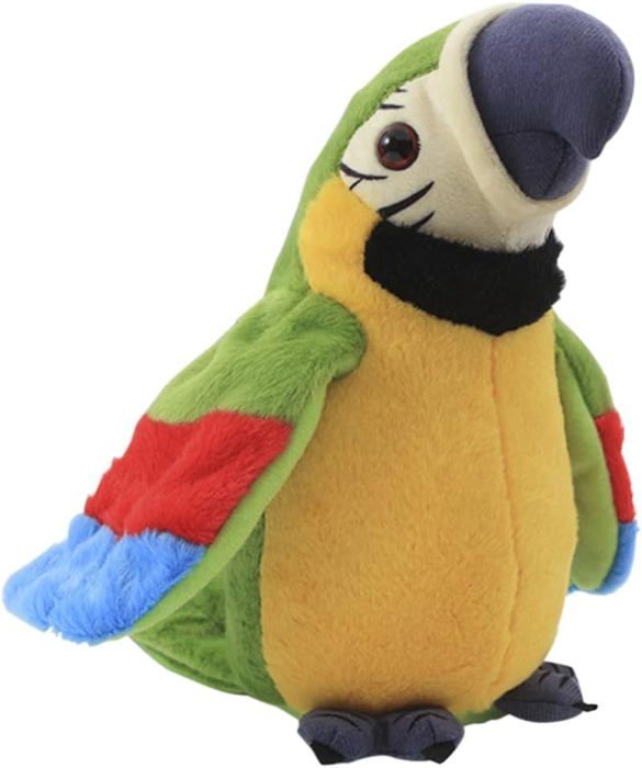 Jouet Perroquet Parlant Électrique - Répète Voix, Danse, Cadeau Enfant