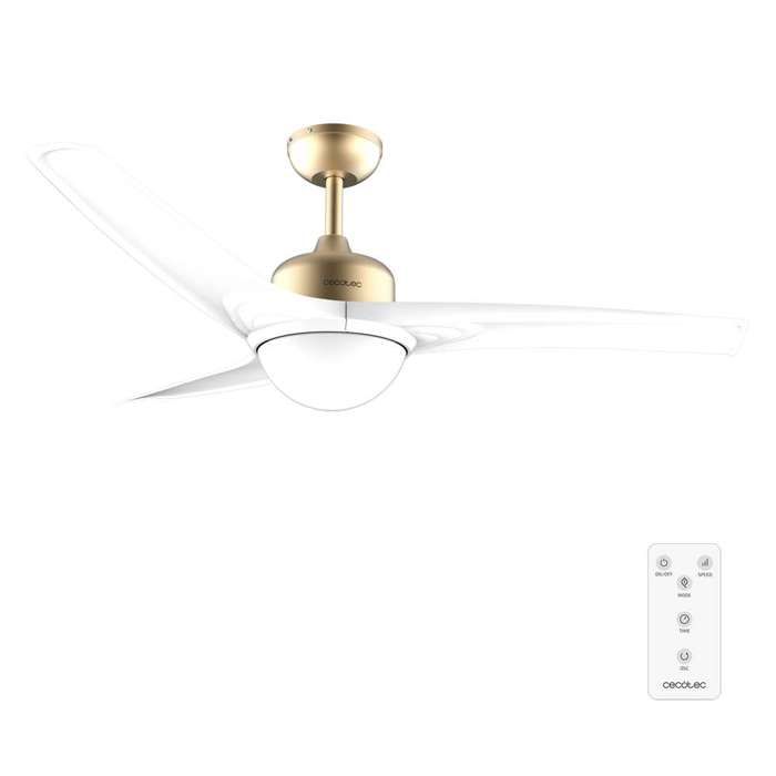 Cecotec Ventilateurs de plafond avec lumière EnergySilence Aero 560 GoldWhite - Cecotec
