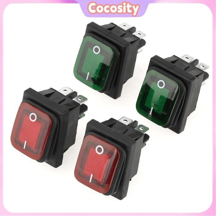 Petits Interrupteurs A Bascule étanche IP 67 En 4 Couleurs - Code BP 001X