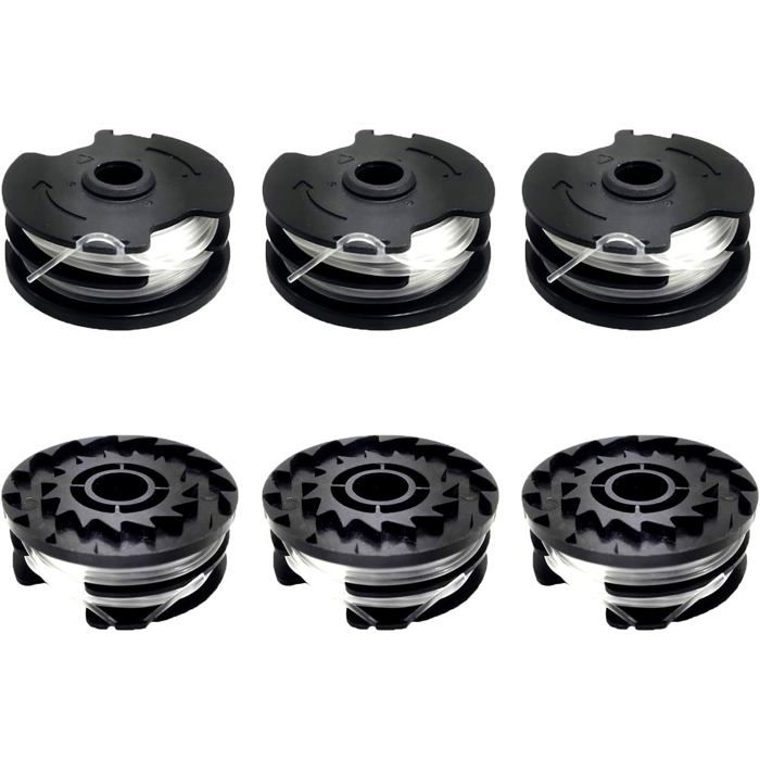 Lot De 3 Bobines De Fil Nylon 1,4 Mm Pour Débroussailleuse Parkside PRTA 20-Li C3 - 2x5 M Par Bobine - Remplacement Facile