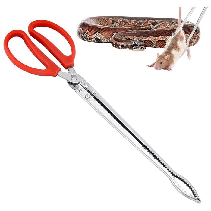 Outil Terrarium - KZQ - Tweezers 15 Pouces - Acier Inoxydable - Poignée Antidérapante - Manipulation Sûre