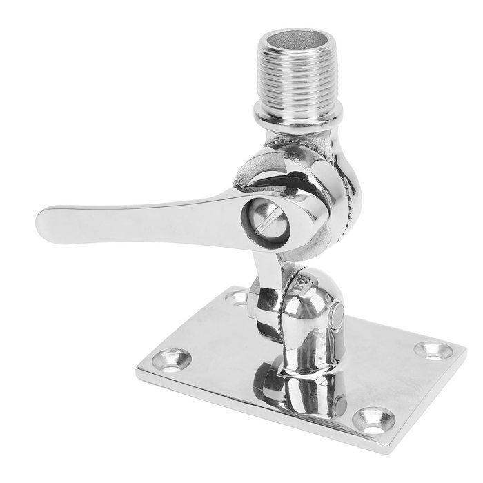 Monture D'antenne Marine VHF Réglable En Inox - Modèle Selfsat H50D4