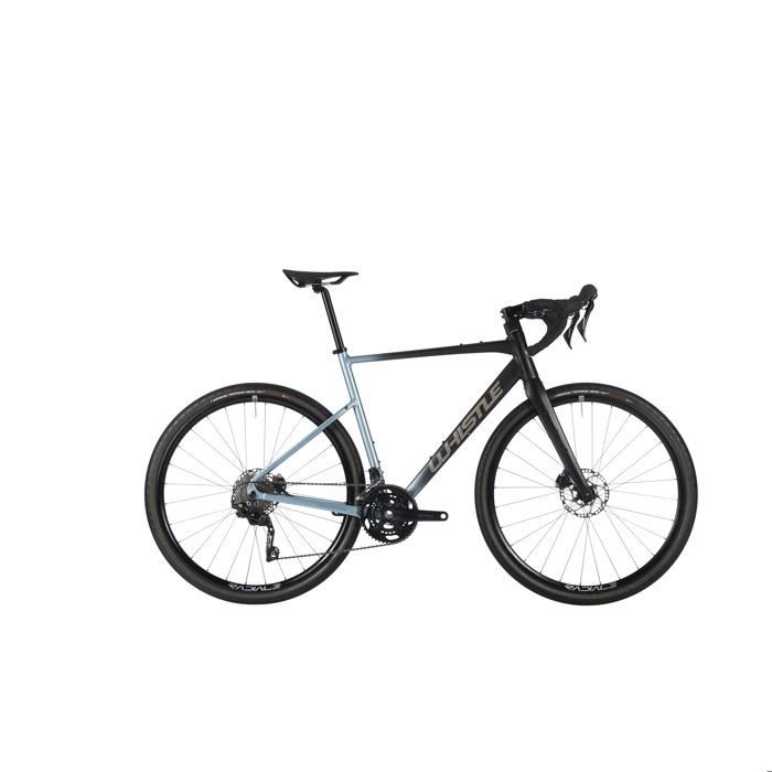 Vélo de route Whistle Kiowa Shimano GRX RD-RX400 10V - blk/blu - Noir - 49 cm