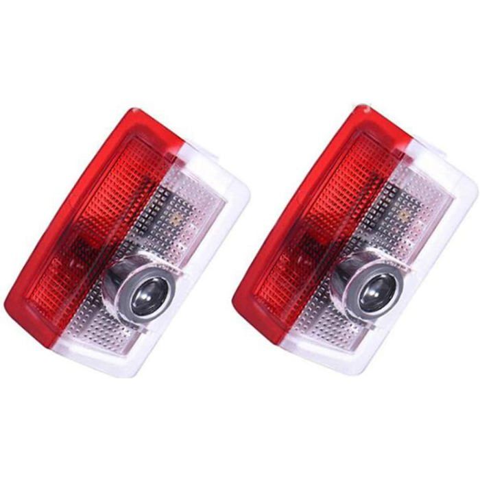 2PCS Car LED Projecteur Liuer Ghost Shadow Logo Lampe 3D Voiture Lumière Dentrée Déclairage Bienvenue laser Projecteur