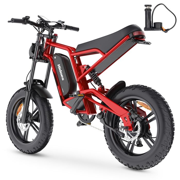 Vélo électrique - HIDOES - HD-B6 - Moteur 1200W - Batterie amovible 48V 156Ah - Autonomie 40–70 km