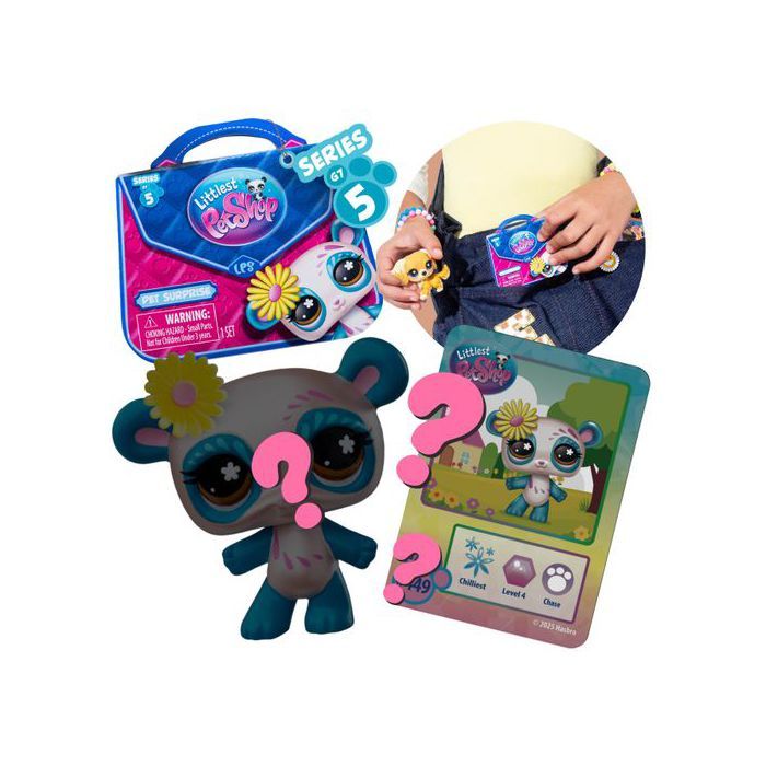 Littlest Pet Shop - Animaux figurines surprise Série 5 figurines articulées à collectionner 4+