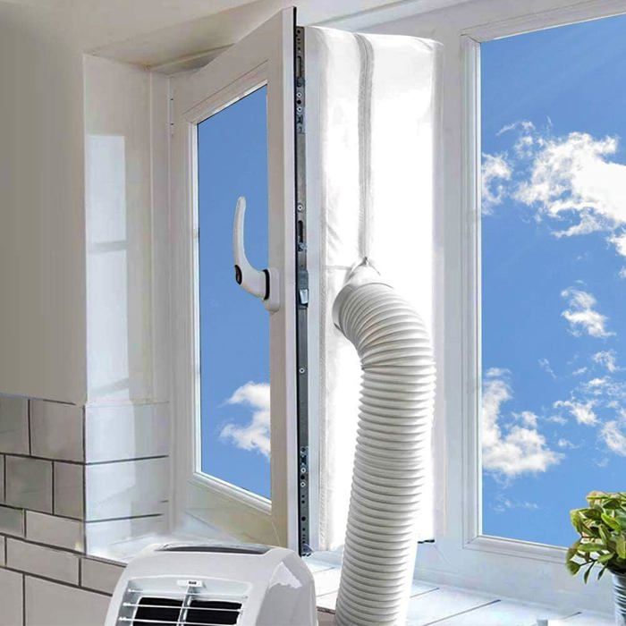 Joint détanchéité pour fenêtre de 300 cm – Accessoire pour climatiseur portable et sèche-linge installation facile