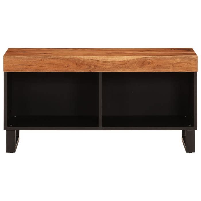Meuble TV - vidaXL - 85x33x435 cm - bois d’acacia massif - Grand espace de rangement 968312