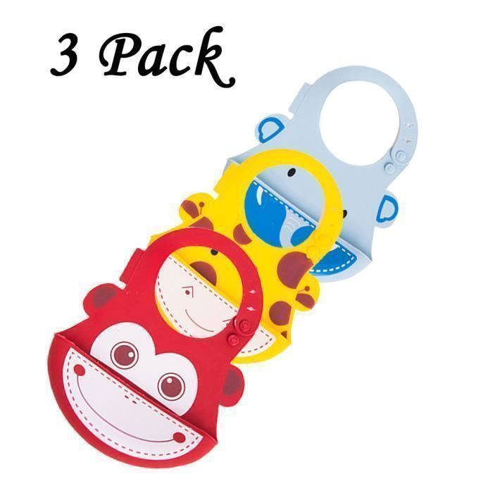 Mode Design Dessin Anime Animaux Souples En Silicone Bavoirs Pour Bebe Tout Petits Se Nettoie Facilement Et Rouleau Pour Voyage Ou Cdiscount Puericulture Eveil Bebe