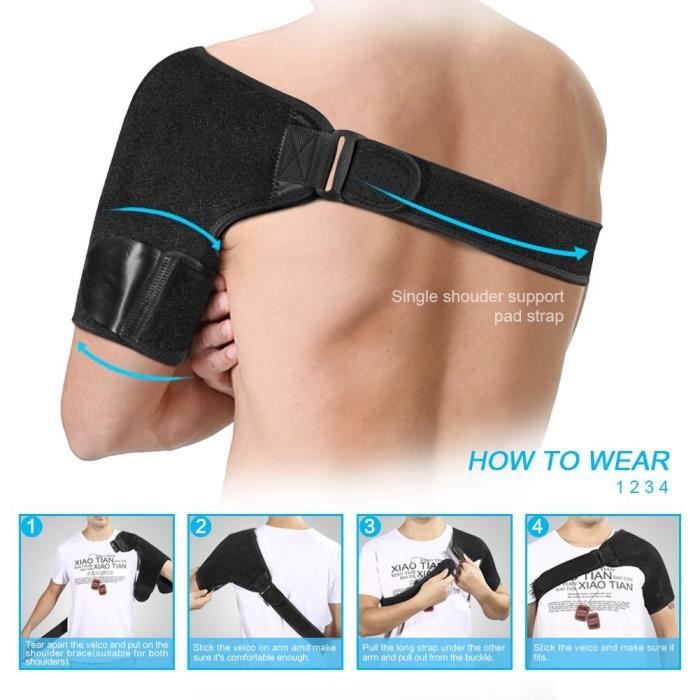 Attelle De Soutien D'épaule Pour Dislocation, Blessure, Arthrite - Taille Unique - Neuf