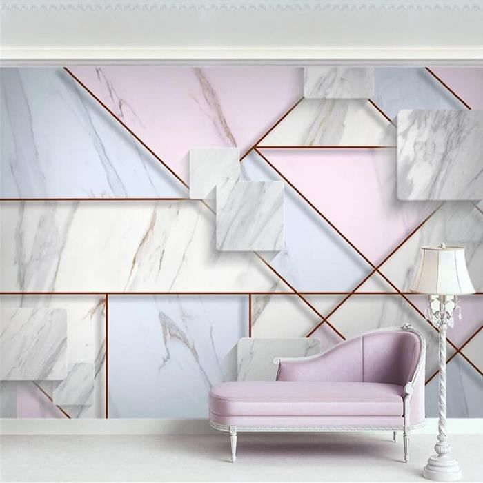 Papier peint mural marbré 3D - Art abstrait moderne - Papier Papier peint mural marbré 3D - Art abstrait moderne - Papier