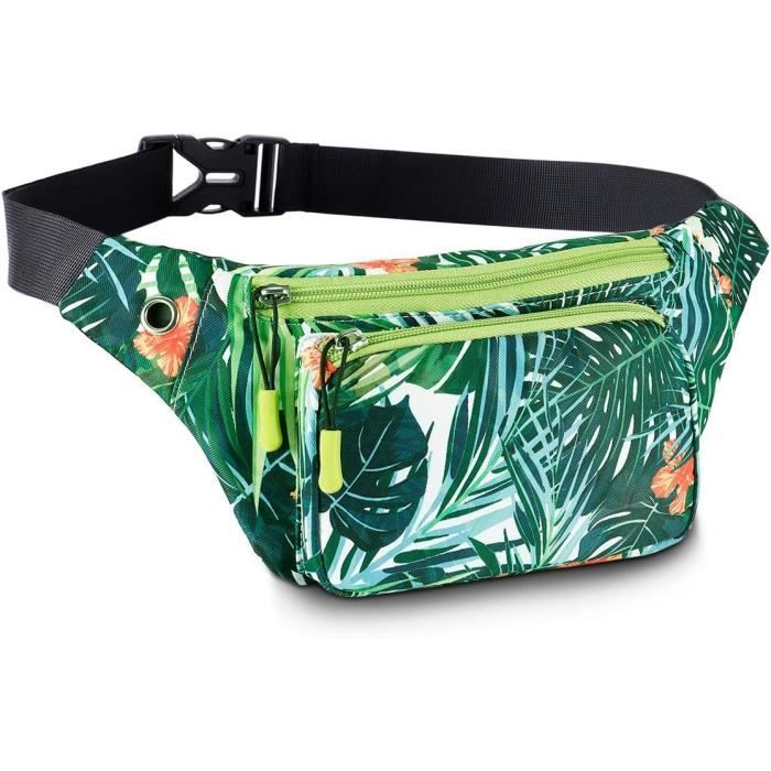 Sac Banane Sport HAWEE - Léger Et Imperméable - Compartiments Multiples - Ceinture Réglable - Unisexe