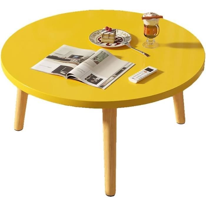 Table Basse Ronde Blanche Moderne - Design Minimaliste, Petite Taille (env. 30 Cm De Haut), Idéale Pour Petits Espaces