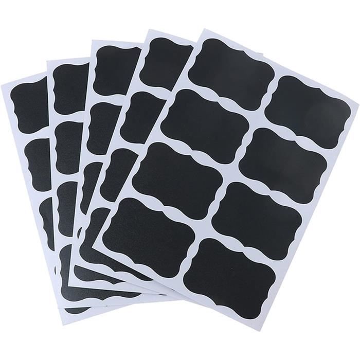 Polyvalence Sticker Polyvalent Tableau D'Eau Étanche Cuisine Stickers D'Étiquettes D'Épice ...