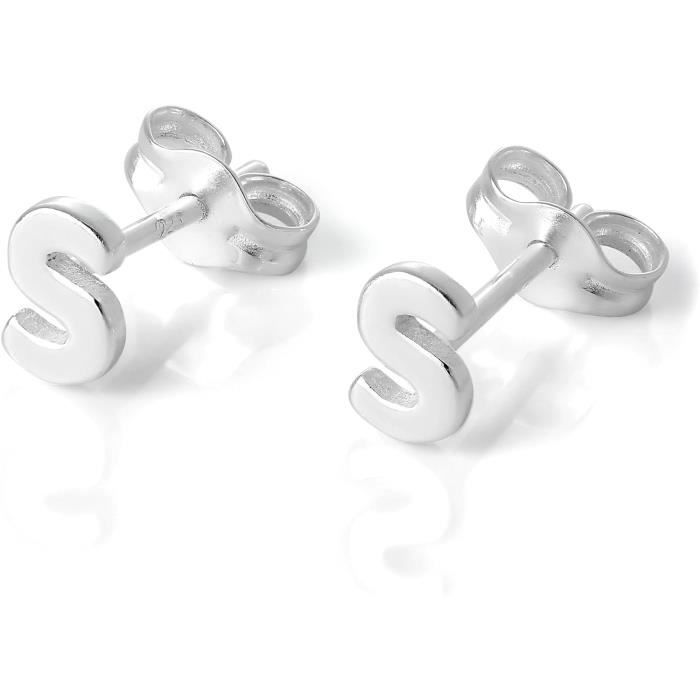 Boucles D'oreilles Lettres En Cube - Multicolore, Clous, Neuf Avec étiquettes - Bijou Fun Et Moderne Pour Un Look Personnalisé