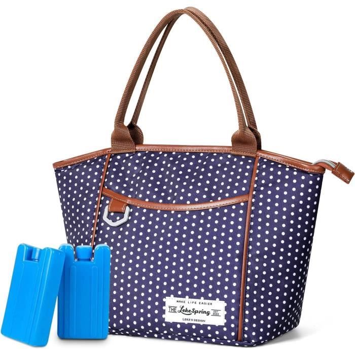 Sac Isotherme Repas 9L BALIGO - Noir - Neuf, Doublure Anti-fuite