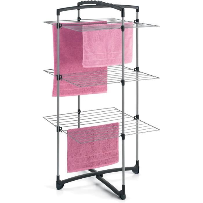 Sèche-linge Minky Séchoir Linge Minky 3 étages - Acier Inoxydable Sèche-linge Minky Séchoir Linge Minky 3 étages - Acier Inoxydable
