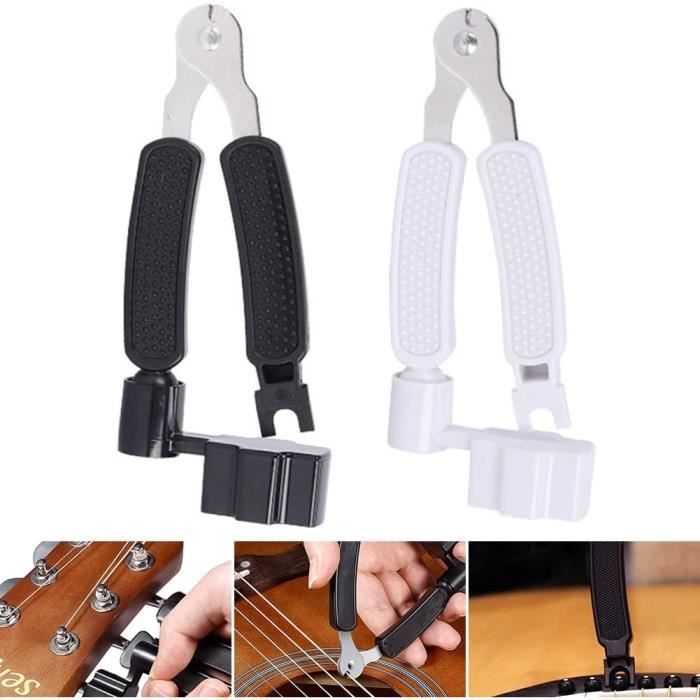 Enrouleurs De Corde Pour Guitare 3 En 1,Coupe Corde Et Extracteur,Manivelle Pour Guitare,Coupe