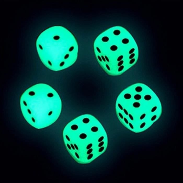 SPERMUOY Set De 100 Dés, Dés à 6 Faces De 12 Mm, Jeu De Dés En Acrylique Transparent Multicolore, Pour Les Jeux De Société, Les Jeux De Maths, Les Fêtes De Famille