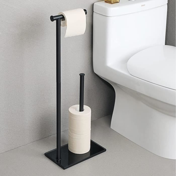 Porte papier toilette sur pied design