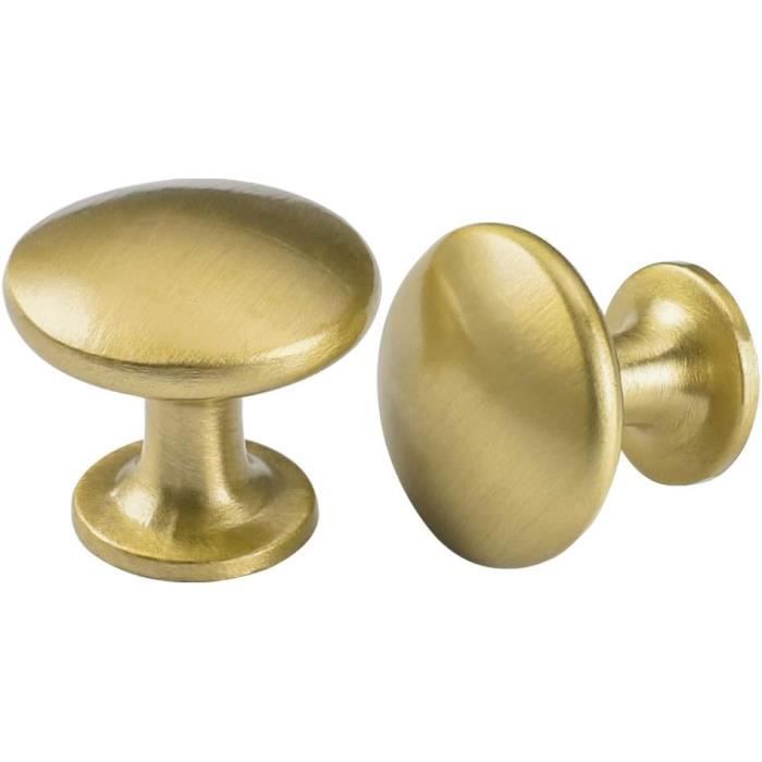 Bouton De Meuble Doré
