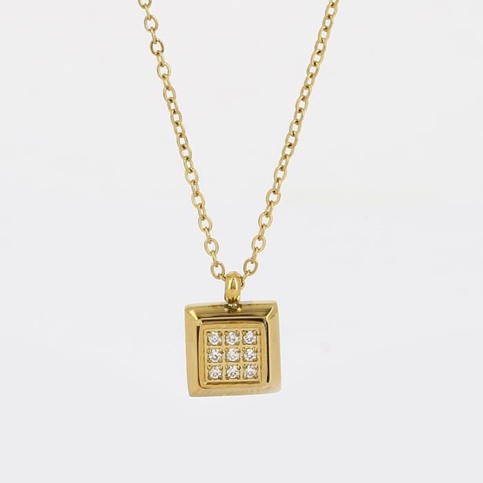 Collier Ras Du Cou Fleur En Acier Inoxydable Argenté - Marque Zag, Neuf Avec étiquettes
