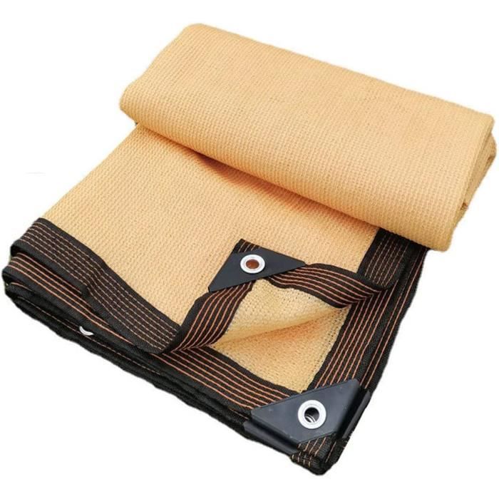 Filet D'Ombre 3x4m 90% UV - Voile De Protection Pour Pergola, Jardin, Serre (Avec Œillets)