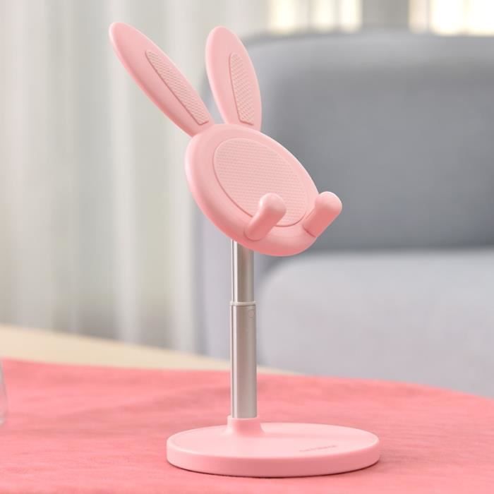 Support De Téléphone En Forme De Tête De Chat - Résine Lourde 155g - Compatible Avec La Plupart Des Smartphones - Décoration De Bureau Mignonne - 4