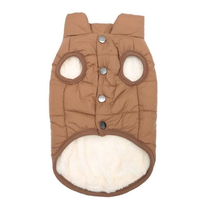 Manteau Blouson Vetements Pour Chats Chat Automne Hiver Chauds Sphynx Gilet En Molleton Doux Veste Coupe Vent Type Coffee L Cdiscount