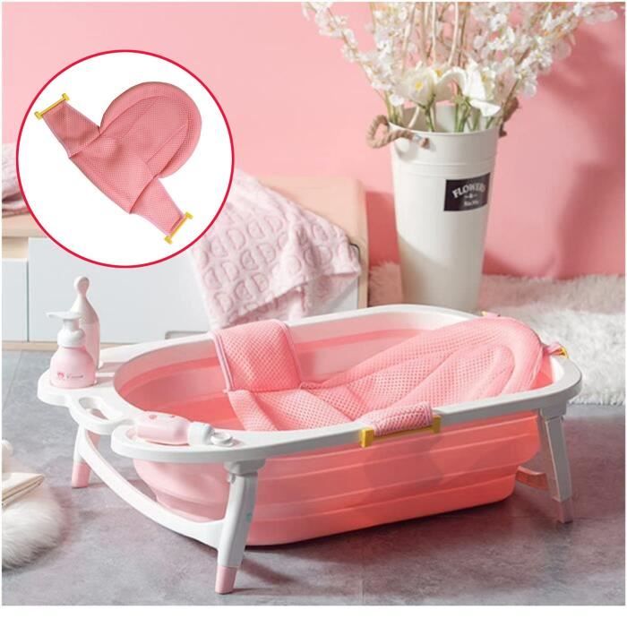 Support De Baignoire Enfant Support De Bain Bebe Assis Et Couche Filet De Bain En T Lastdaye 233 Cdiscount Maison