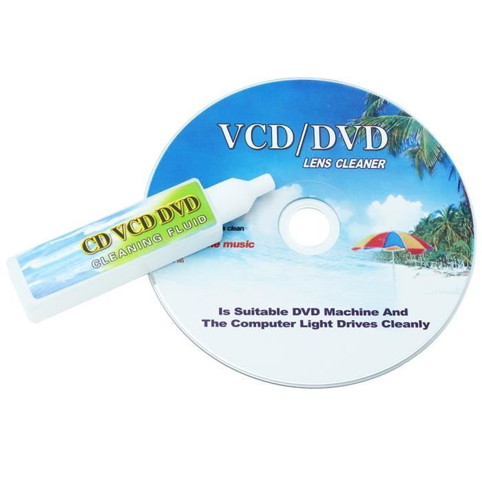 Nettoyant Nettoyage Lentille Disque Liquide Remover pr lecteur CD/DVD  player - Cdiscount Informatique